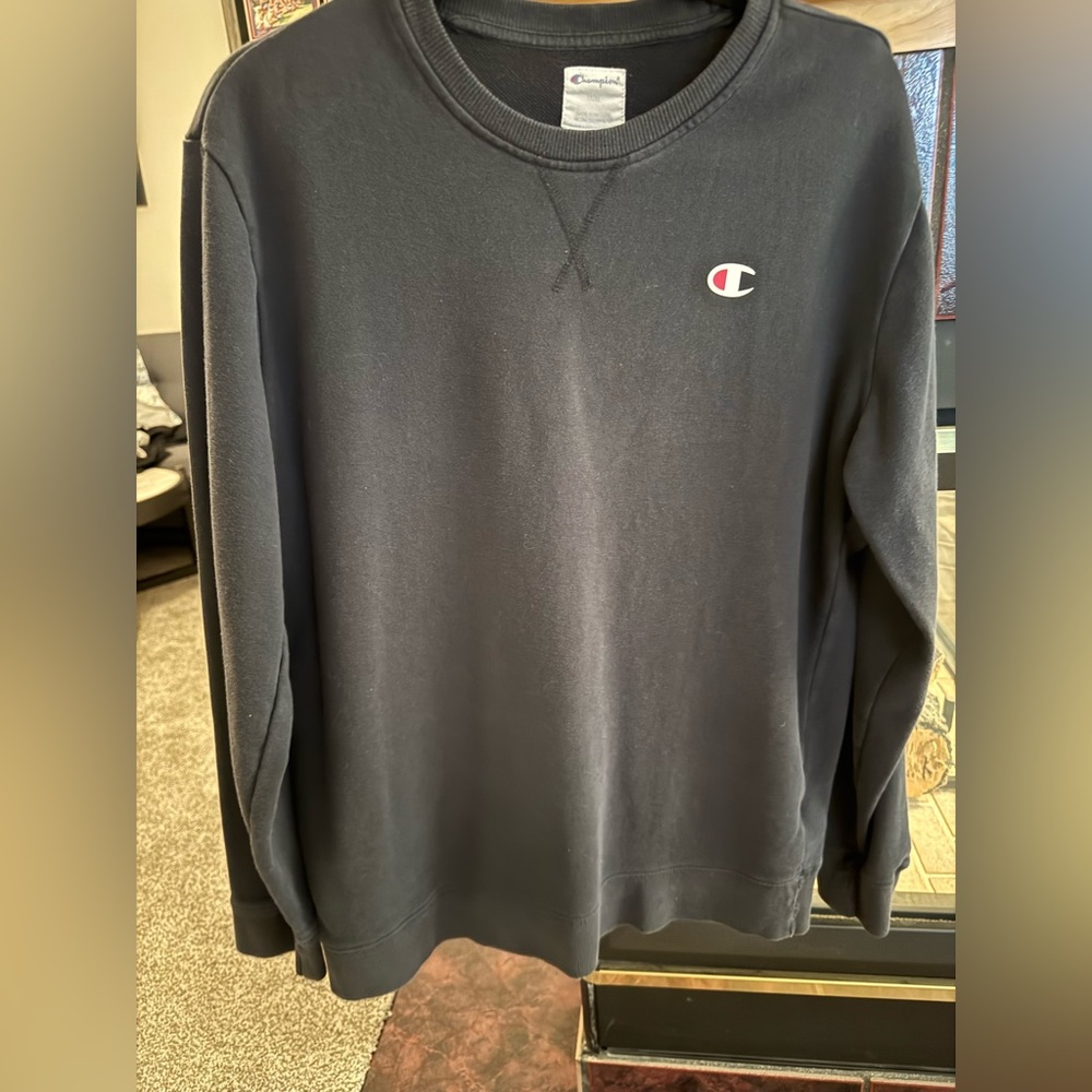 Champion Dark Sweatshirt with Logo